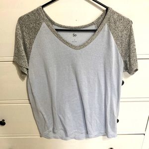Sporty two toned shirt
